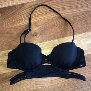 Black bikini top